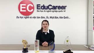 Nhận visa du học nghề Đức quotthần tốcquot chỉ 6 tháng đỗ B1  EduCareer [upl. by Annelg]