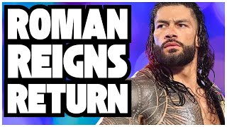 Roman Reigns WWE Return Update amp Multiple AEW Contracts EXPIRING [upl. by Ttoile489]