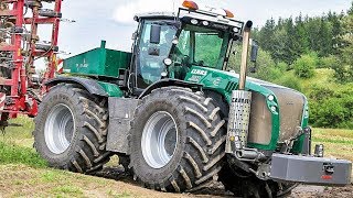 CLAAS XERION 5000 Traktoren  Bodenbearbeitung  Horsch Tiger  Lohnunternehmen Bollmer [upl. by Bolanger]