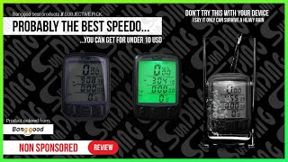 Sunding Bicycle Speedometer  Review [upl. by Latin]