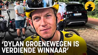 Koen Bouwman na NK wielrennen 2024 quotDylan Groenewegen is verdiende winnaarquot [upl. by Ranchod]