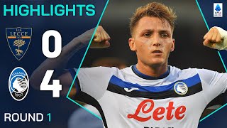 LECCEATALANTA 04  HIGHLIGHTS  New signings on target for Atalanta  Serie A 202425 [upl. by Nlycaj]