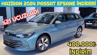 HAZİRAN 2024 YENİ VW PASSAT 400000₺ İNDİRİM KAMPANYASI [upl. by Acessej81]