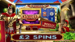 Centurion William Hill Bookies Slot on £2 Spins [upl. by Williamson]