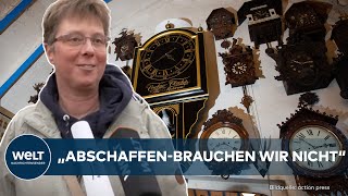 UHRUMSTELLUNG AUF WINTERZEIT Wer hat an der Uhr gedreht Braut es das noch Ihre Stimme [upl. by Grof]