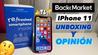 IPhone 11 DE BACKMARKET REACONDICIONADO UNBOXING Y OPINIÓN DE USO 2023  iPhone 11 BackMarket [upl. by Ner]