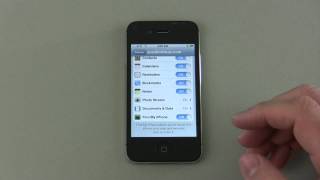 iPhone 4  4S Tips  iCloud [upl. by Yelahc]