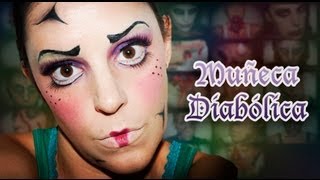 Maquillaje Halloween Muñeca Makeup FX [upl. by Sipple212]