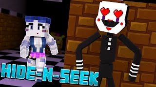 PUPPET LOVES BALLORA Minecraft FNAF Sister Location HIDE N SEEK [upl. by Swirsky]