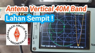 Review Antena Vertical HF 40 Meter Band di Lahan Sempit [upl. by Rosenzweig]