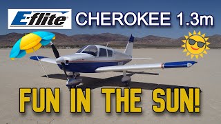 Eflite Cherokee 13m BNF Basic  FUN IN THE SUN [upl. by Donald]