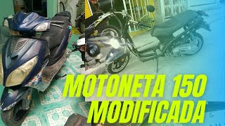 Así Se Modificó Motoneta 150 🛵 [upl. by Chavey]