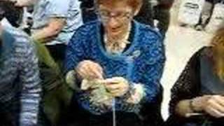 Guinness Book of World Records  Worlds Fastest Knitter [upl. by Ransome377]