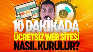 ÜCRETSİZ SİTE NASIL KURULUR 10 Dakikada kolay web site kurmak [upl. by Anatnahs924]