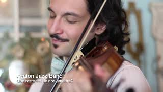 Avalon Jazz Band  Que reste t il de nos amours  English translation unofficial lyric video [upl. by Orgel]