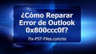 Cómo Reparar Error de Outlook 0x800ccc0f [upl. by Nolra5]