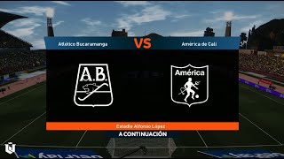 Atletico Bucaramanga vs América de Cali ● Copa Colombia 2024 ● Pes 2021 [upl. by Llewellyn]