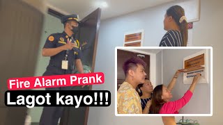 nag Prank ng Fire ALARM sa Condo LAGOT SA SECURITY [upl. by Mihe643]