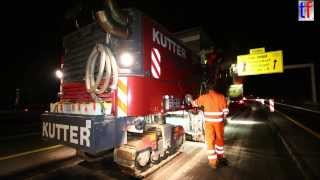 WIRTGEN W 1500 amp W 250 im Nachteinsatz B 14 Teiler B 29 Waiblingen 2013 [upl. by Rivard]