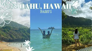 Oahu Vlog Part 1  Lanikai Waikiki Manoa Falls and more [upl. by Brunhilde386]