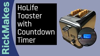 HoLife Toaster with Countdown Timer [upl. by Foote]