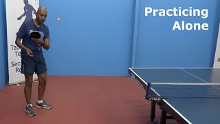 Practicing Alone  Table Tennis  PingSkills [upl. by Herb917]