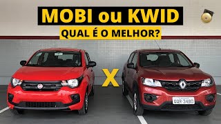 Fiat Mobi ou Renault Kwid qual deles é o melhor  COMPARATIVO COMPLETO Kwid x Mobi [upl. by Leake]