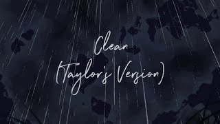 Taylor Swift  Clean Taylors version lyric video [upl. by Archibaldo479]