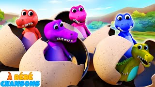 Cinq Petits Crocodiles  3D Chansons et Comptines Pour Enfants  À Bébé Chansons [upl. by Lemuel]