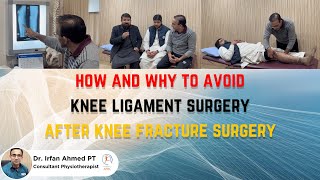 Preventing Knee Ligament Surgery  Exercises and Advice After Knee Fracture Surgery  Urdu  Hindi [upl. by Scarito]