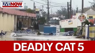 Category 5 Hurricane Beryl tracks across Caribbean one dead at least  LiveNOW from FOX [upl. by Ttihw]