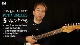 Tuto guitare N°3  Gamme pentatonique [upl. by Enneiviv]