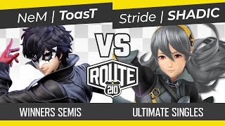 Route 210 NeM  ToasT Joker vs Stride  SHADIC Corrin Winners Semis [upl. by Beore]