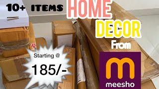 Meesho haul  Meesho home decor haul  Meesho home decor staring at 185 meesho meeshohaul [upl. by Lat987]