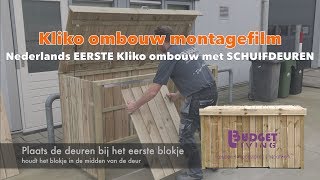 Budget Living  Kliko ombouw KLIKO met schuifdeuren [upl. by Onivag]