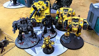 Imotheks Battlereports 615  Iron Hands vs Imperial Fists DE [upl. by Jamieson]