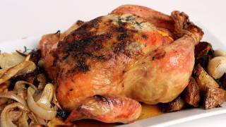 Whole Roast Chicken Recipe  Laura Vitale  Laura in the Kitchen Episode 302 [upl. by Notsehc]