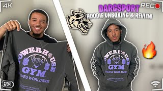 DARC SPORT “AMERICAN WOLFLA” HOODIE REVIEW🐺✨ unboxing  tryon [upl. by Dora842]