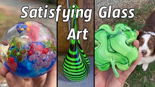 Satisfying Glassblowing amp Glass Art Compilation  EBG Comp 1 [upl. by Haodnanehs]