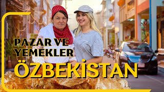 Özbekistanın EN İLGİNÇ Sokak Yemeklerini Deniyorum Taşkent Chorsu Bazaar [upl. by Llerahs]