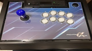 호리 파이팅스틱 알파  권바 그레비티 버튼 리뷰 Hori Fighting Stick Alpha  Qanba Gravity button review [upl. by Ahsemed]