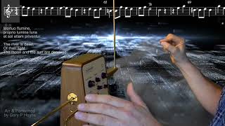 Theremin Score VIVALDIS SILEANT ZEPHYRI claravox baroque Filiae maestae Jerusalem [upl. by Susejedesoj383]