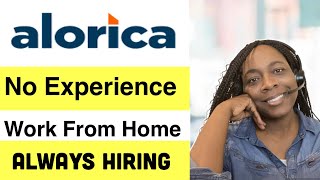 ALORICA ALWAYS HIRING NO EXPERIENCE  NATIONWIDE WORK FROM HOME JOBS  PAID TRAINING  BENEFITS [upl. by Witte547]