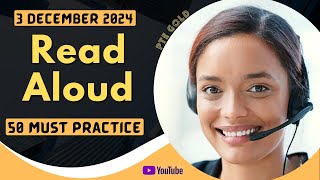 PTE Read Aloud  DECEMBER 2024  MUST PRACTICE [upl. by Kramal]