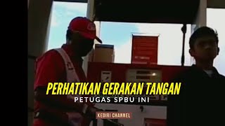 AKSI CURANG PETUGAS SPBU TEREKAM KAMERA [upl. by Htebazila]