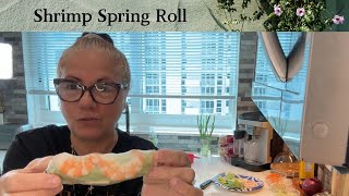 Easy Shrimp Spring Roll Recipe Cooking With Jeanine In The Kitchen [upl. by Vladimar]