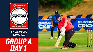 🔴 Dream11 ECC Premier 2024  Group A Day 1  3 Oct 2024  Live European Cricket [upl. by Cung852]