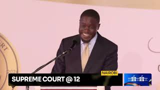 Sakaja CRACKS up Ruto and supreme court judges with hilarious story about Tatu city investor [upl. by Adnaugal]