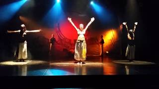 egyptische buikdans show buikdanseressen slangen fakir egyptische style [upl. by Yendic]