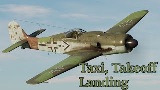 DCS Fw 190 D9 Taxi Takeoff Landing [upl. by Pris97]